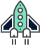 Launch and Development Icon